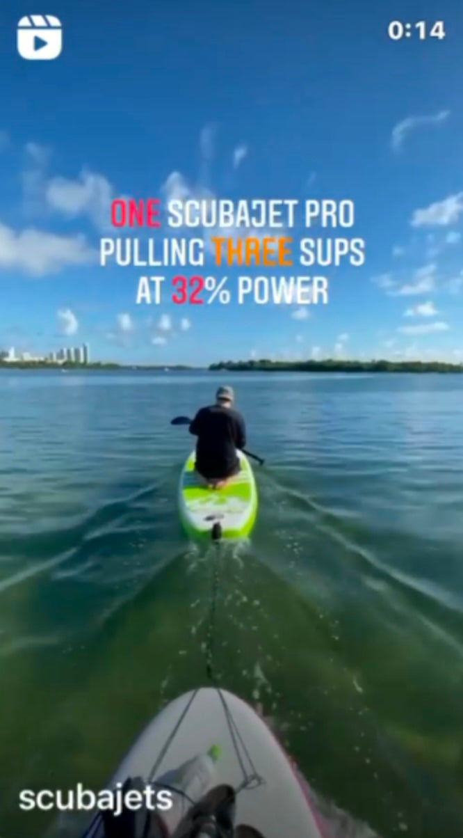 SCUBAJETの駆動時間について