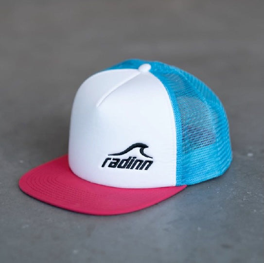 radinn Cap Flat Rim name logo Tricolor